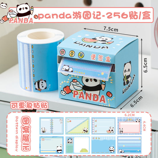 [256 STICKERS] Panda Blue Theme Sticker Roll - DISCOUNTED