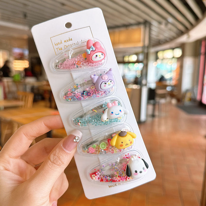 [5 PIECES] Cute Cartoon Animal and Confetti Hair Clip Set – Allie Reese ...