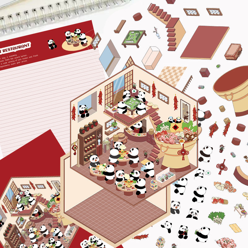 [1 SET] Cute Sticker Scene