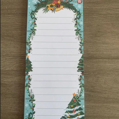 [1 PIECE] Seasonal Lined Notepad with Magnet Backing (60 sheets)