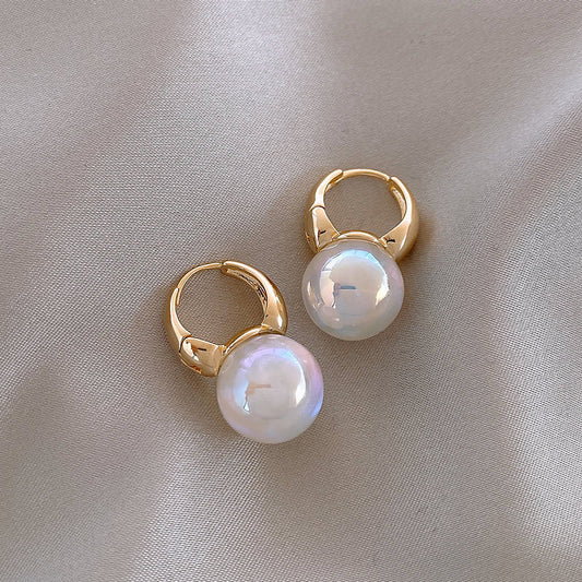 [1 PAIR] Iridescent Sphere Earrings