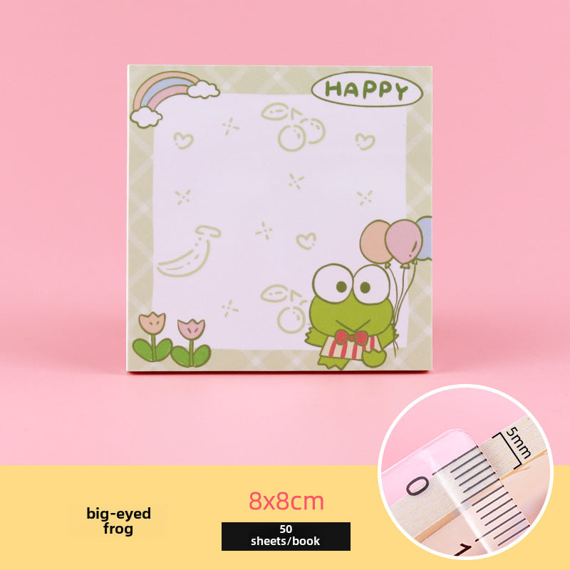 [1 PIECE] Cute Characters Sticky Notepad
