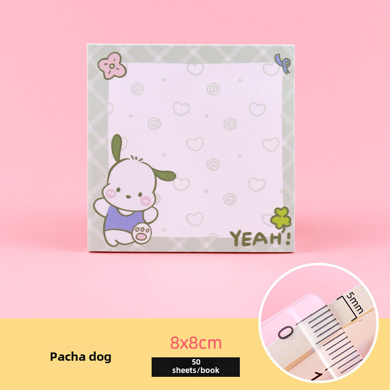 [1 PIECE] Cute Characters Sticky Notepad
