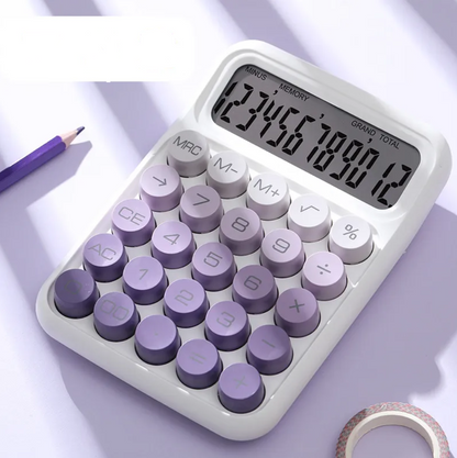 [1 PIECE] Colorful Big Key Desktop Calculator