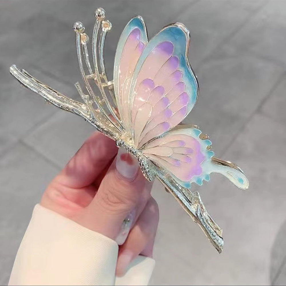 [1 PIECE] Pastel Butterfly Metal Hair Claw