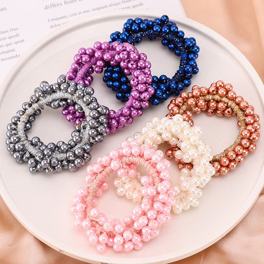 [1 PIECE] Colorful Beaded Hair Tie