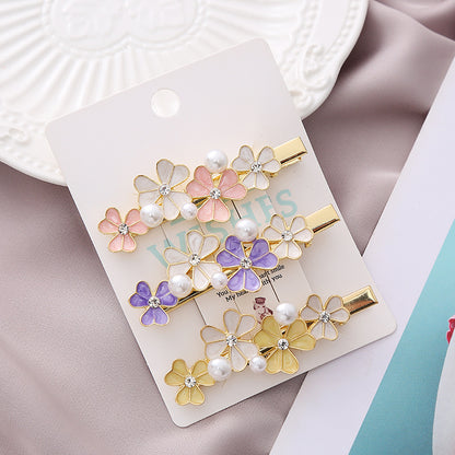 [3 PIECES] Pastel Flower/Butterfly/Pearl Hair Pins and Clips