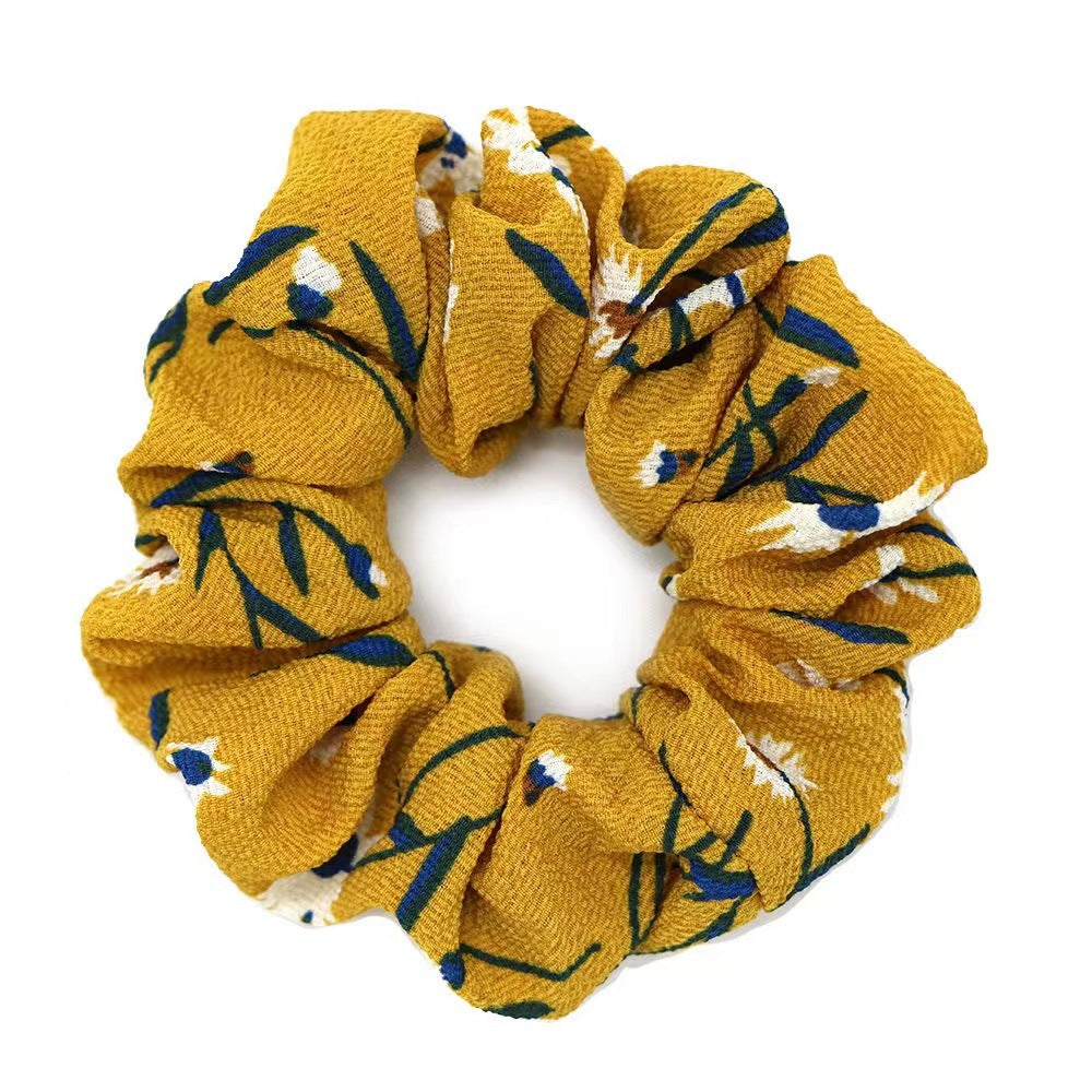 [1 PIECE] Silky Flower Print Scrunchie