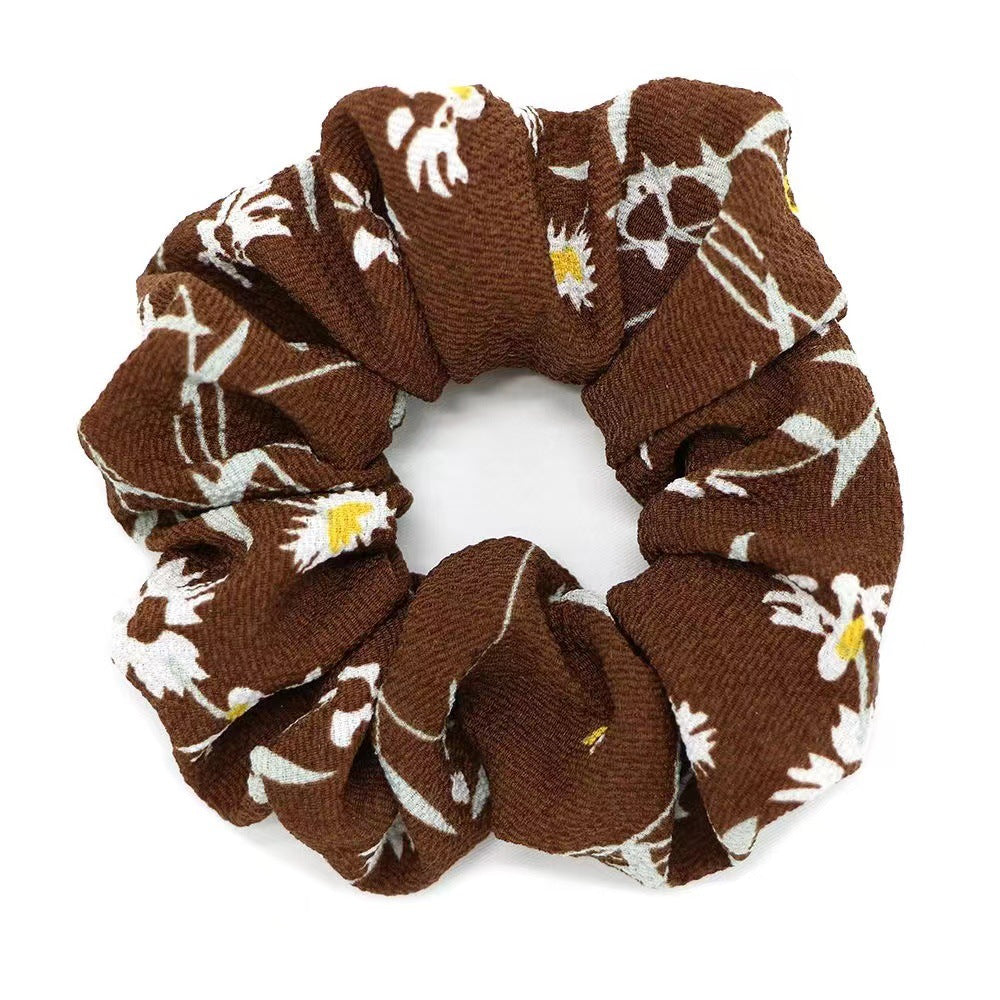 [1 PIECE] Silky Flower Print Scrunchie