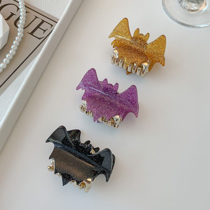 [1 PIECE] Sparkly Bat Mini Hair Claw