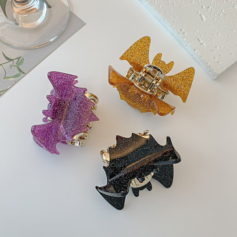 [1 PIECE] Sparkly Bat Mini Hair Claw