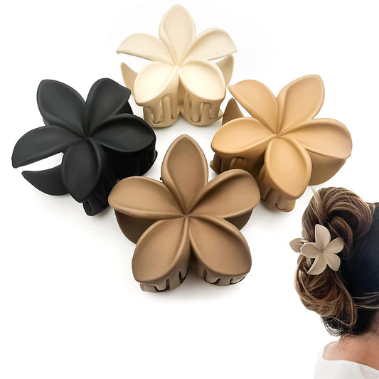 [1 PIECE] Plumeria Hair Claw (Single Color)