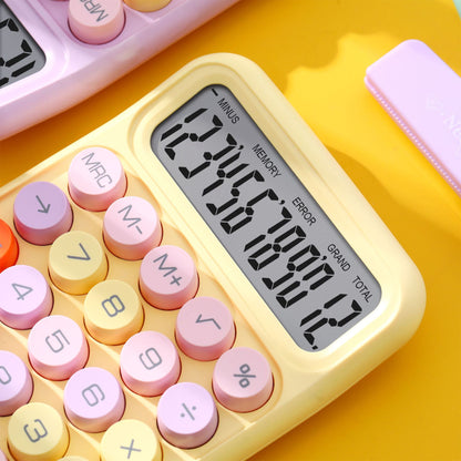 [1 PIECE] Colorful Big Key Desktop Calculator