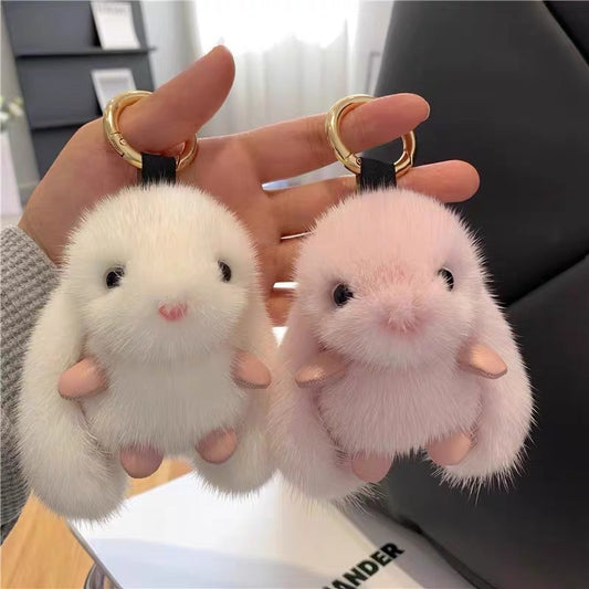 [1 PIECE] Fuzzy Bunny Bag Charm