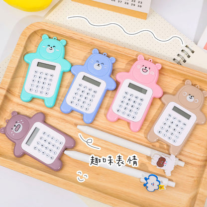 [1 PIECE] Beary Cute Compact Calculator