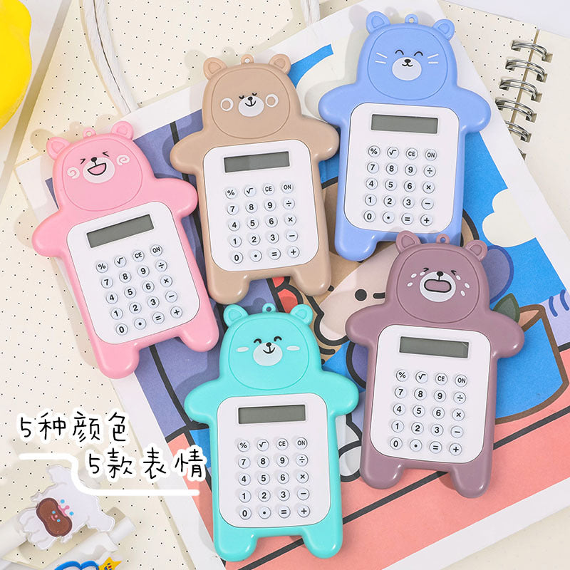 [1 PIECE] Beary Cute Compact Calculator