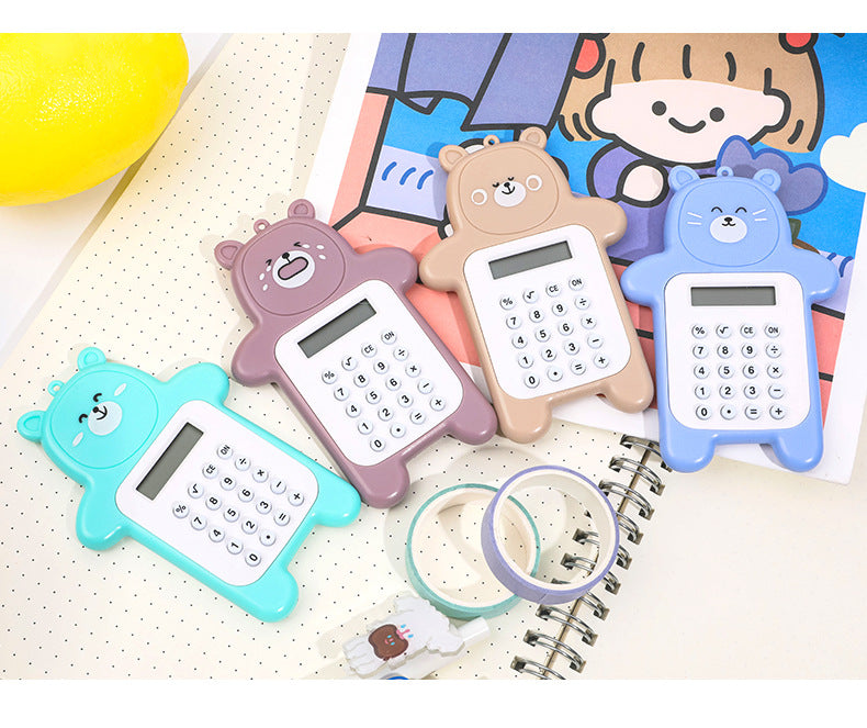 [1 PIECE] Beary Cute Compact Calculator