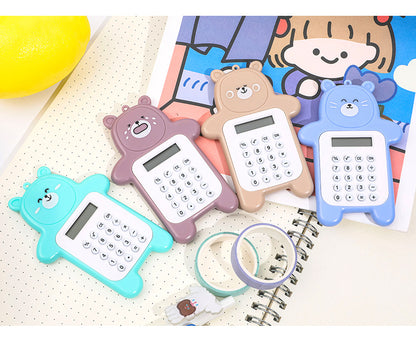 [1 PIECE] Beary Cute Compact Calculator