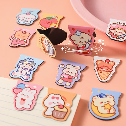 [1 PIECE] Cute Cartoon Magnetic Bookmarks