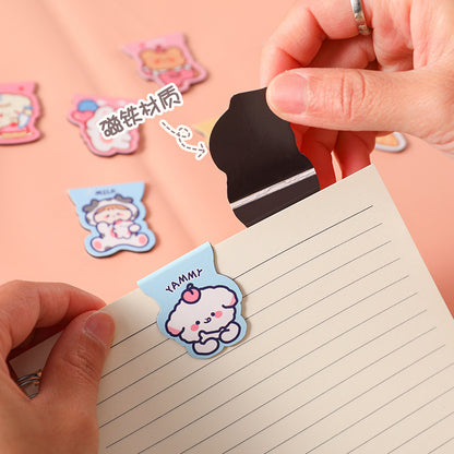 [1 PIECE] Cute Cartoon Magnetic Bookmarks