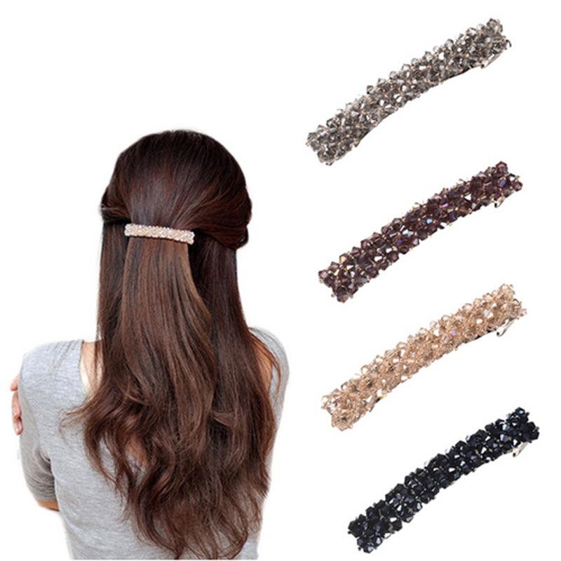 [1 PIECE] Faceted Beaded Hair Clip