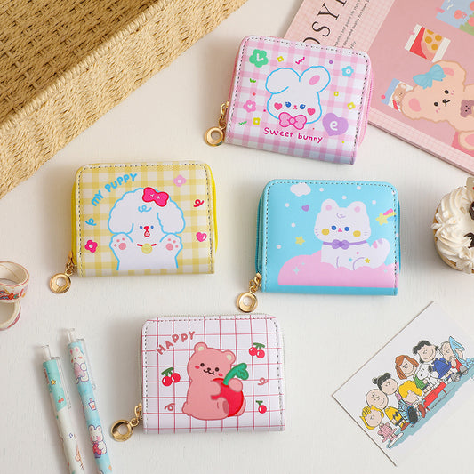 [1 PIECE] Cute Animal Cartoon Character Coin Purse Wallet