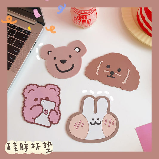 [1 PIECE] Cute Silicone Coaster