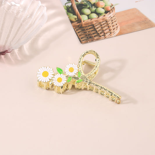 [1 PIECE] Daisy Alloy Plated Hair Claw