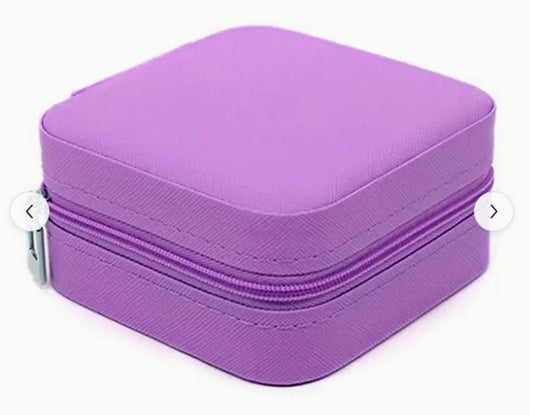 [1 PIECE] Compact Travel Jewelry Case - Purple