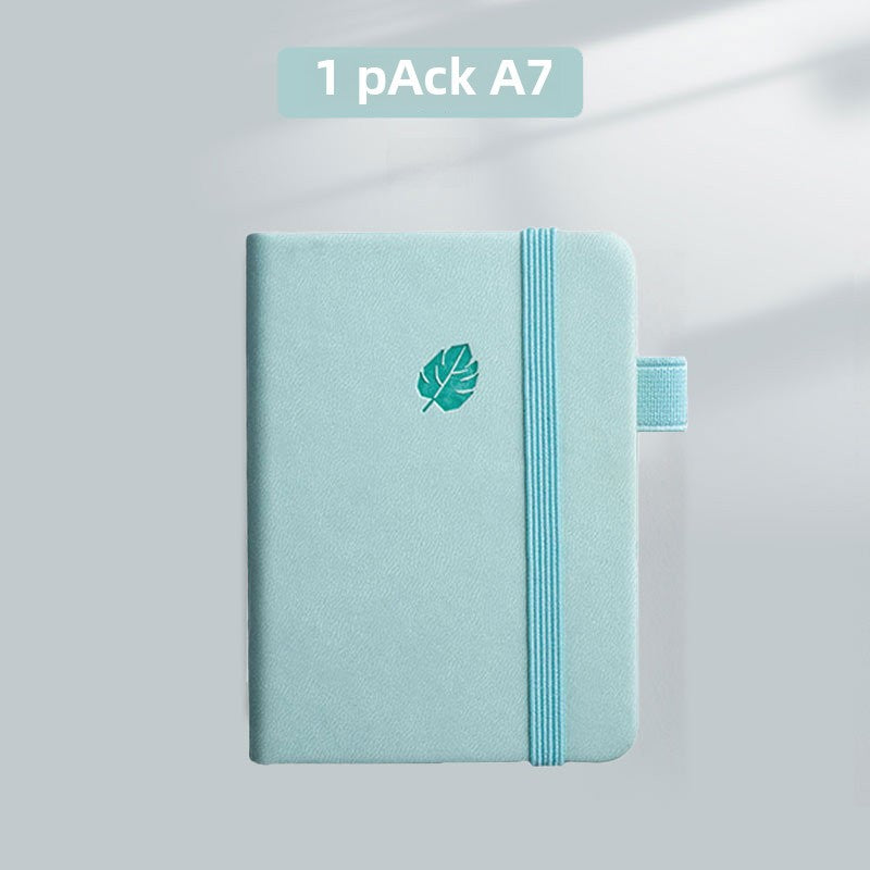 [1 PIECE] Hardcover A7 Pocket Journal with Strap and Pen Loop
