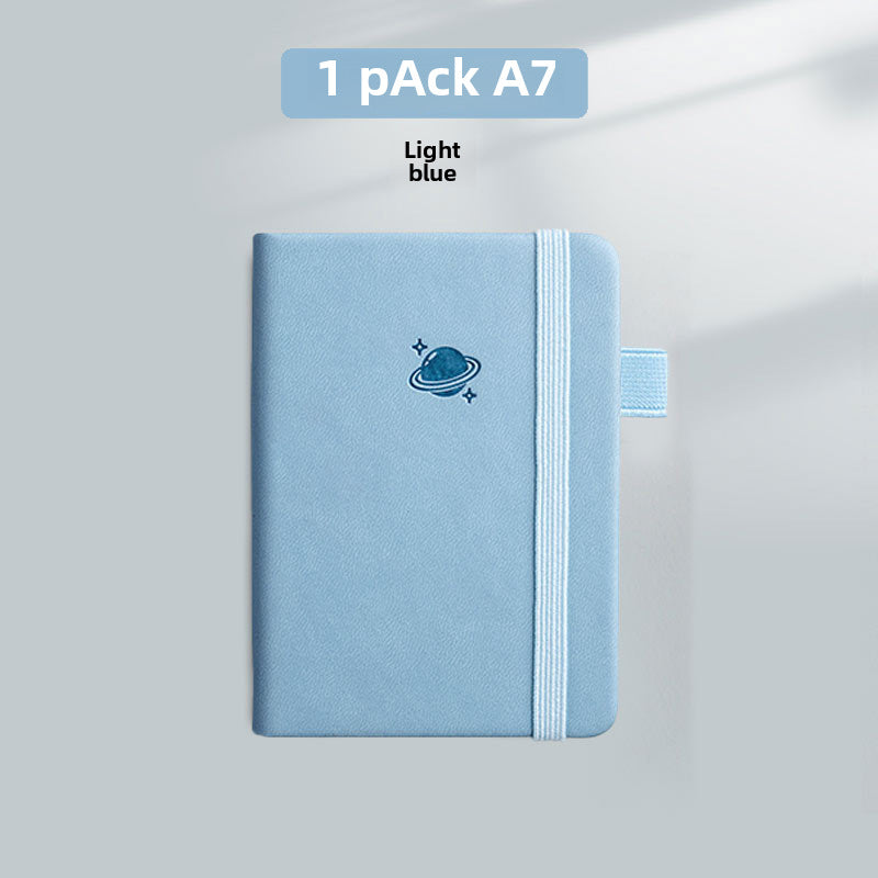 [1 PIECE] Hardcover A7 Pocket Journal with Strap and Pen Loop