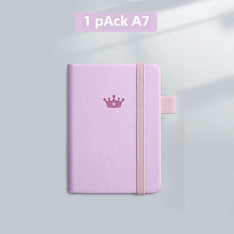 [1 PIECE] Hardcover A7 Pocket Journal with Strap and Pen Loop