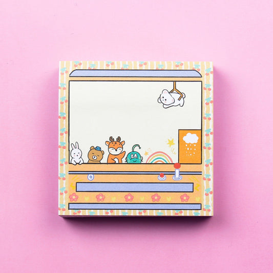 [1 PIECE] Claw Machine Sticky Notepad - 100 Sheets