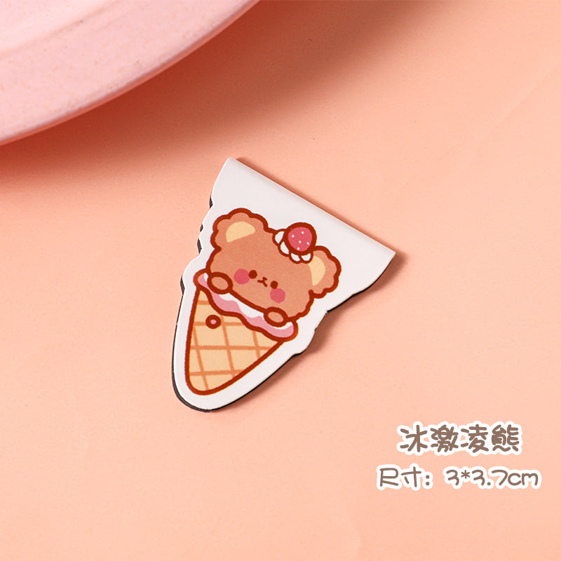 [1 PIECE] Cute Cartoon Magnetic Bookmarks
