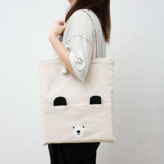 [1 PIECE] Cute Bear Tote Bag