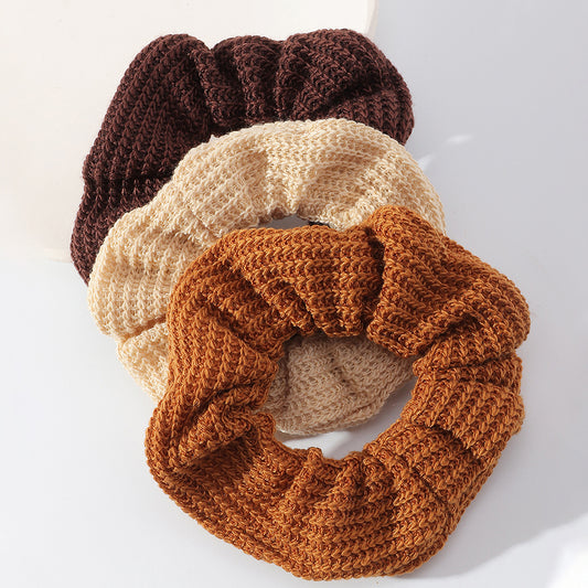 [1 PIECE] Soft Knit Solid Color Scrunchie