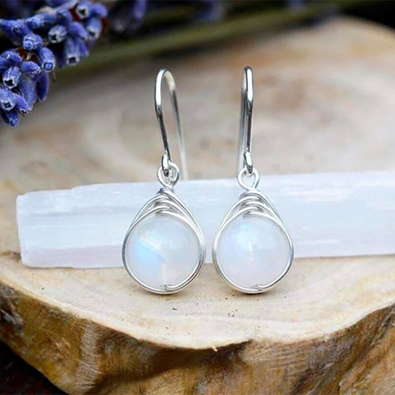 [1 PAIR] Translucent Bead Drop Earrings