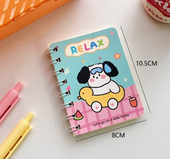 [1 PIECE] Portable Double-Coil Mini Notebook