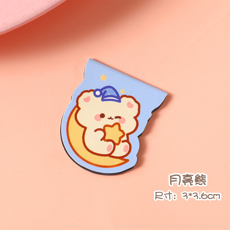 [1 PIECE] Cute Cartoon Magnetic Bookmarks