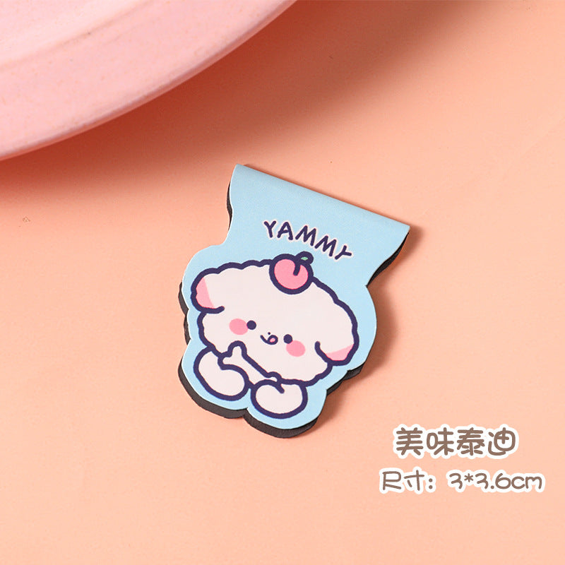 [1 PIECE] Cute Cartoon Magnetic Bookmarks