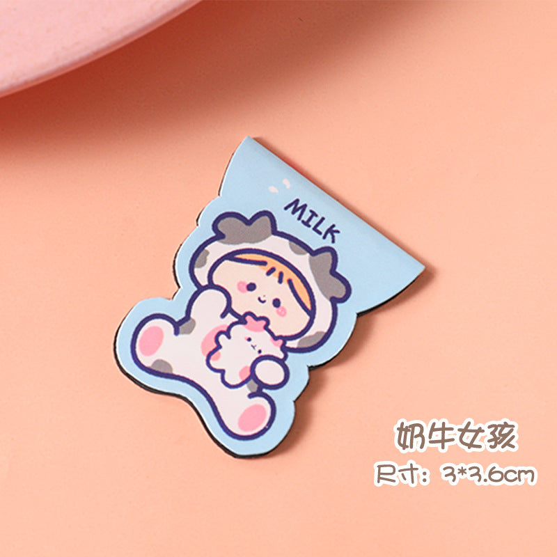 [1 PIECE] Cute Cartoon Magnetic Bookmarks