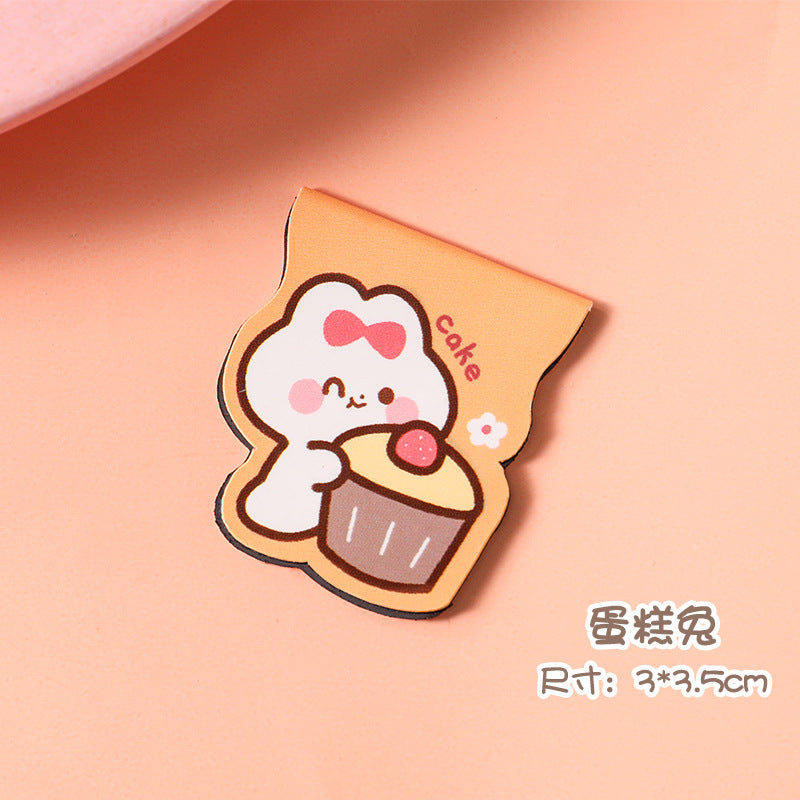 [1 PIECE] Cute Cartoon Magnetic Bookmarks