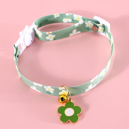 [1 PIECE] Cute Cotton Polyester Flower Pet Collar