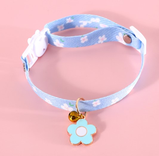 [1 PIECE] Cute Cotton Polyester Flower Pet Collar