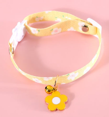 [1 PIECE] Cute Cotton Polyester Flower Pet Collar