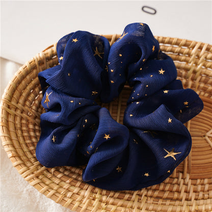 [1 PIECE] Gold Stars Scrunchie